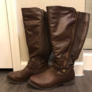Plus Size Lane Bryant Wide Zipper Fashion Boots